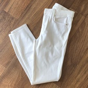 Gap Stretch True Skinny Ankle White Denim